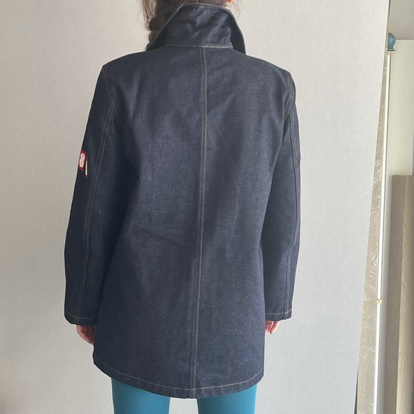 Double breasted jean jacket - Picture 2 of 3